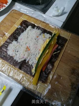 紫菜包饭的做法步骤：5