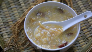 鲜人参须玉米碴红枣粥的做法步骤：6