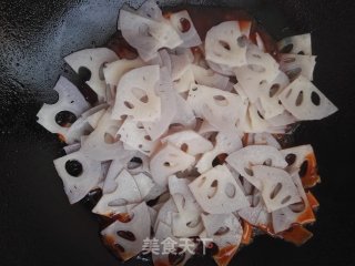 糖醋藕片的做法步骤：8