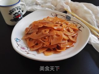 糖醋藕片的做法步骤：10