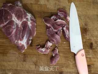 麻辣猪肉干(面包机版)的做法步骤：2