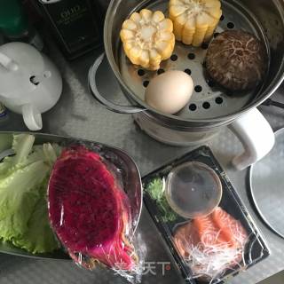 营养早餐的做法步骤：1