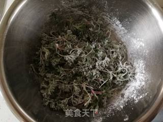 春季野菜 蒸白蒿的做法步骤：4