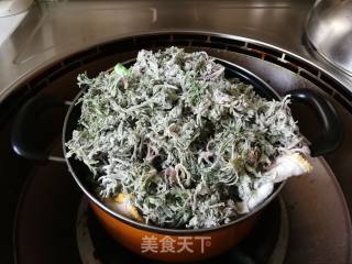 春季野菜 蒸白蒿的做法步骤：6