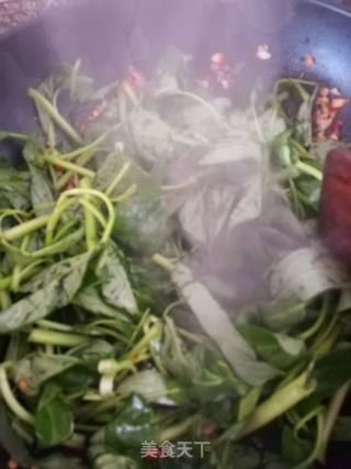 辣炒空心菜的做法步骤：4