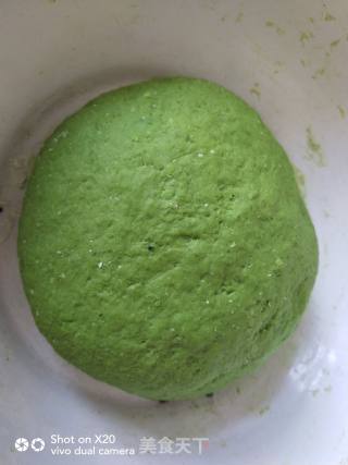 韭菜鸡蛋水煎包的做法步骤：2