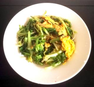 #春季野菜#苦苣炒鸡蛋的做法步骤：9