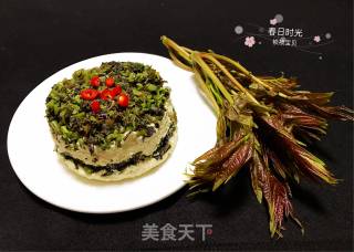 #春季野菜#香椿拌豆腐的做法步骤：13