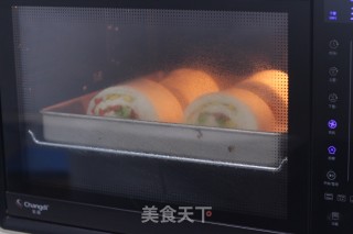 低脂蔬菜面包的做法步骤：11