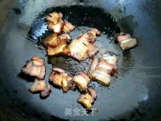 白菜炒腊肉的做法步骤：6