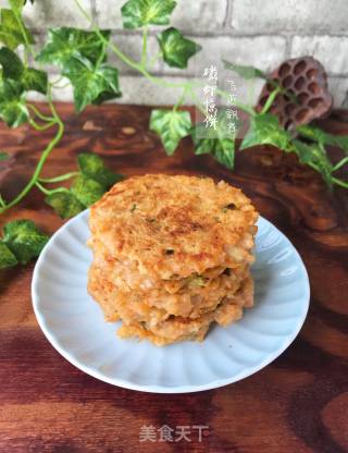 宝宝辅食～磷虾藕饼的做法步骤：15
