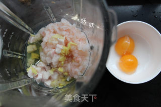 南极磷虾蒸虾糕的做法步骤：7