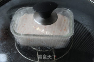 南极磷虾蒸虾糕的做法步骤：12