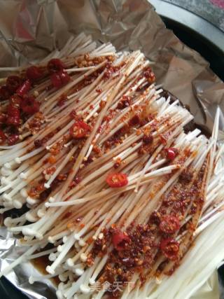 锡纸金针菇的做法步骤：5