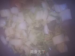 炒长白菜的做法步骤：3