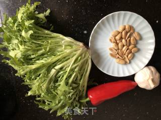 凉拌苦菊的做法步骤：1