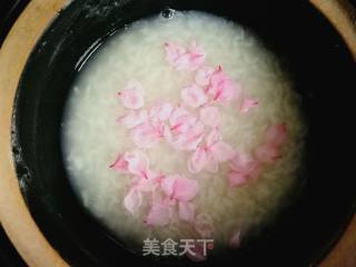 桃花粥的做法步骤：9