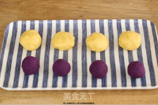 紫心甜薯松饼的做法步骤：7