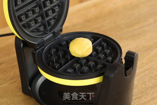 紫心甜薯松饼的做法步骤：8