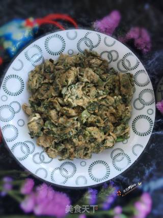 春之食：香椿炒鸡蛋的做法步骤：9