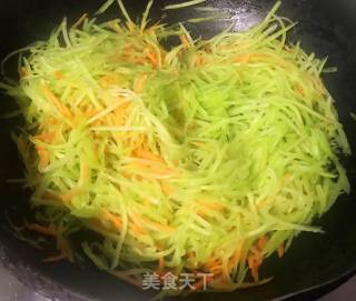 炒三丝的做法步骤：6
