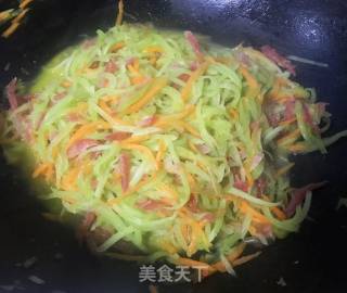 炒三丝的做法步骤：8