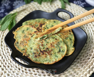 马兰头鸡蛋饼的做法步骤：12