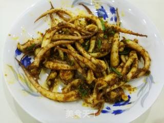 孜然鱿鱼的做法步骤：10