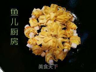 菊花素排──“鱼儿厨房”私房菜的做法步骤：7