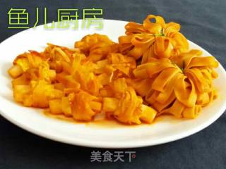 菊花素排──“鱼儿厨房”私房菜的做法步骤：12