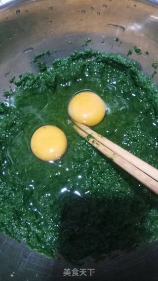 翡翠鸡蛋饼的做法步骤：5
