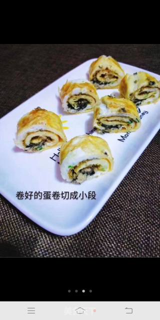 宝宝辅食鸡蛋卷的做法步骤：3