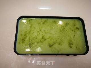 椰香抹茶红豆糕的做法步骤：8
