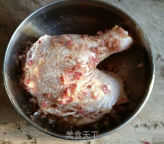 香辣烤鸡腿的做法步骤：3