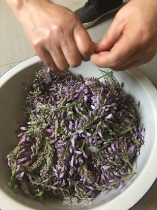 蒸紫藤花的做法步骤：1