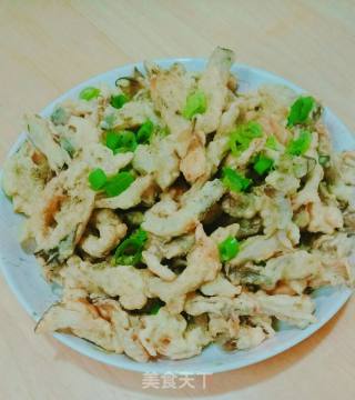 椒盐蘑菇的做法步骤：7