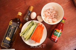 【小森妈妈菜谱】色香味美减脂餐—五彩鲜蔬虾饼的做法步骤：1