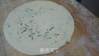 鸡蛋火腿油饼的做法步骤：1