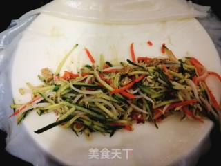 卷粮皮的做法步骤：10