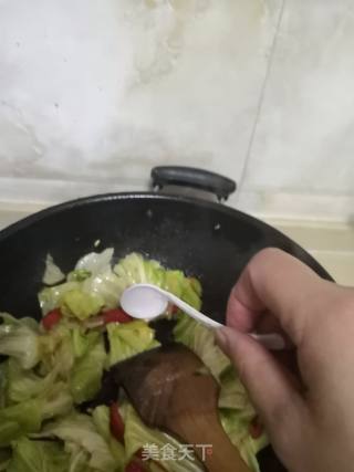醋溜包包菜的做法步骤：5
