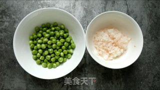 磷虾肉豌豆泥的做法步骤：1