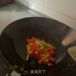 芹菜胡萝卜肉末的做法步骤：3