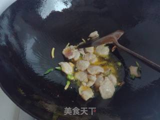 白菜片炒干豆腐的做法步骤：5
