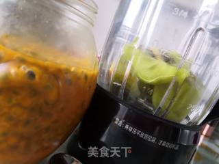 猕猴桃百香果汁的做法步骤：1
