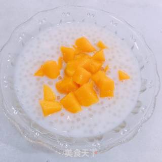 牛奶芒果西米露的做法步骤：3