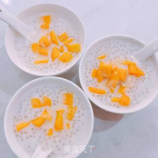 牛奶芒果西米露的做法步骤：5