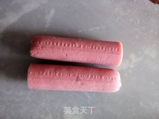紫薯火腿卷的做法步骤：6