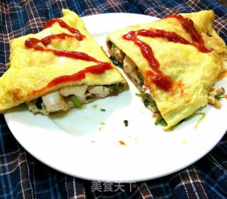 蛋包豆腐块的做法步骤：10