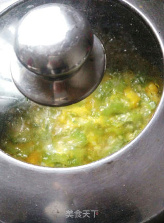 苦瓜鸡蛋饼的做法步骤：6