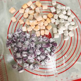 三色芋圆甜品的做法步骤：5